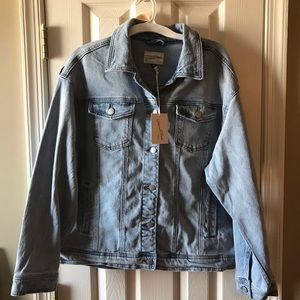 Light wash denim jacket